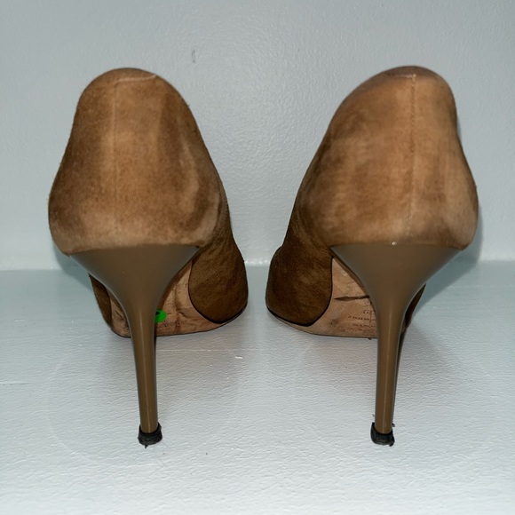 Jimmy Choo Brown Suede Heels - Picture 8 of 13
